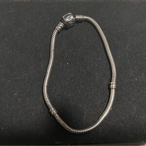 Pandora Silver snake charm Bracelet